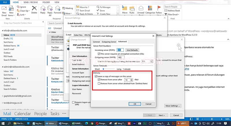 kelebihan kekurangan protocol email pop3 & imap