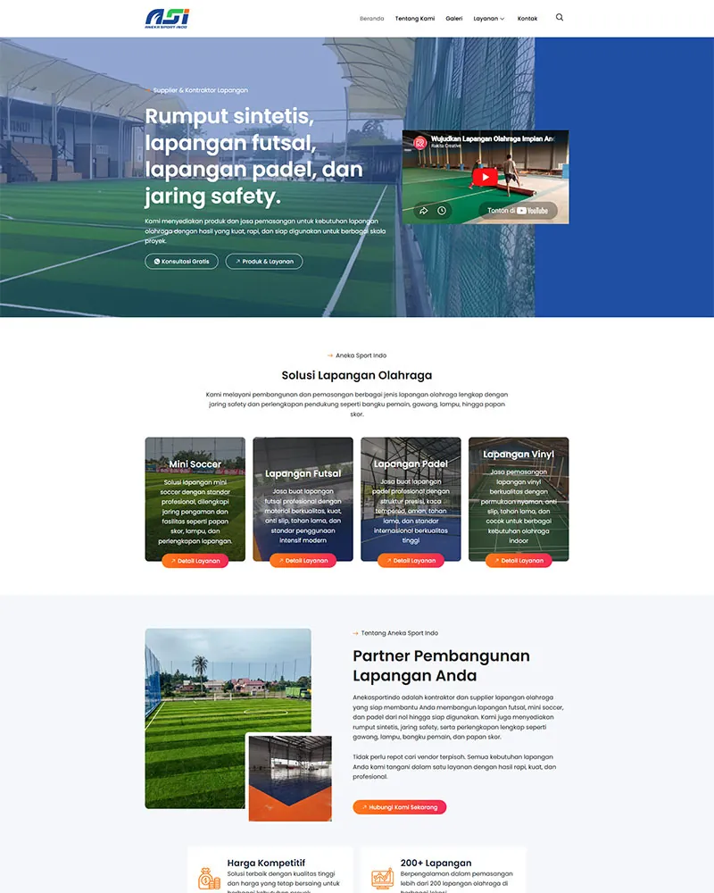 Website bisnis Aneka Sport Indo