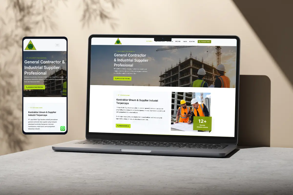 portofolio jasa pembuatan website cikarang
