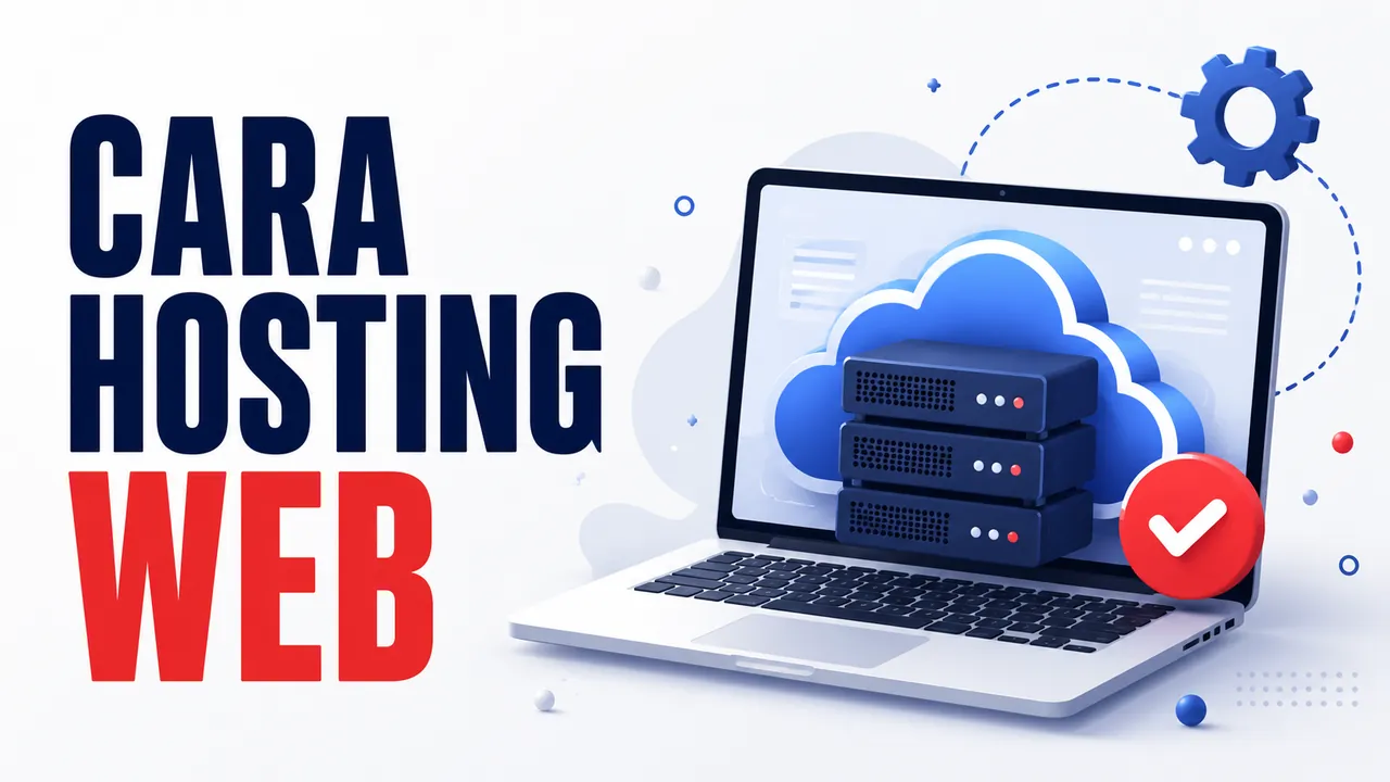 cara hosting web