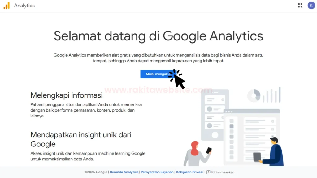 cara pasang google analytics di website