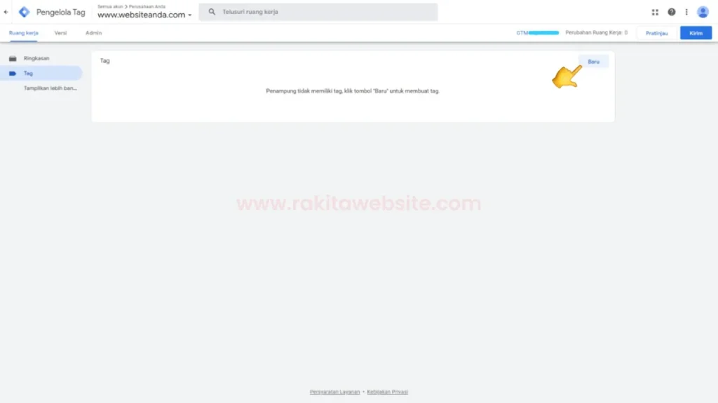 cara pasang google analytics di website 