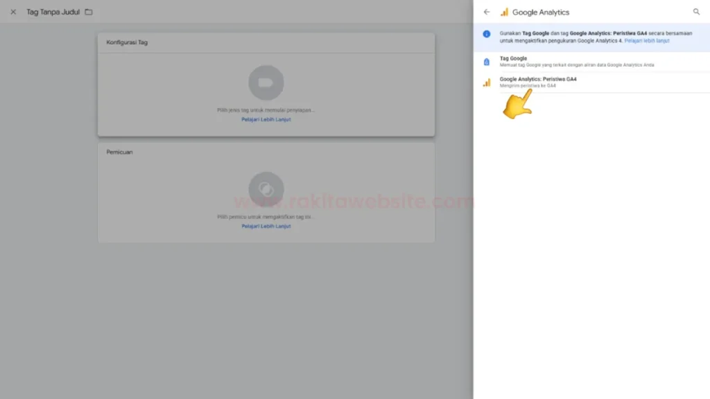 cara pasang google analytics di website 