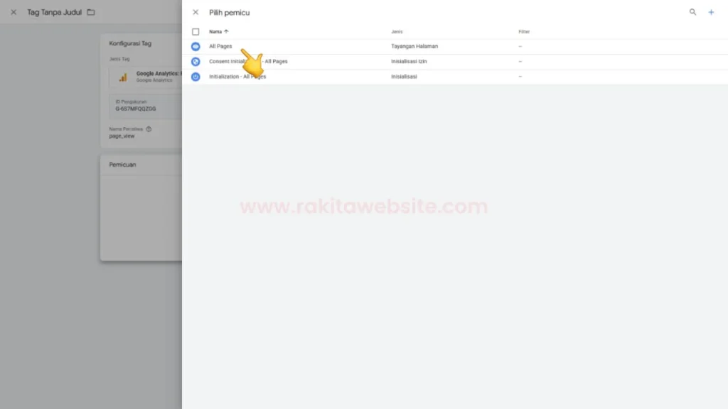 cara pasang google analytics di website 