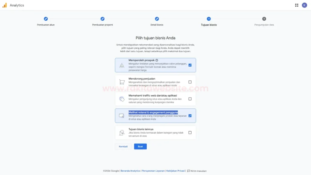 cara pasang google analytics di website 