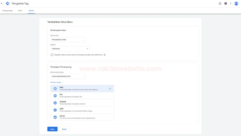 cara pasang google analytics di website 