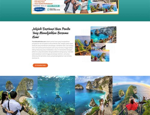 Project Website Travel Agen Nusa Penida, Bali